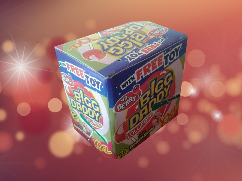 Lollipop packaging box